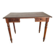 Office 2 drawers in solid wood turned legs year 1900