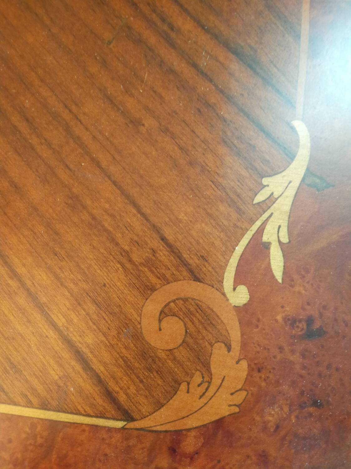 Antique inlaid secretary
