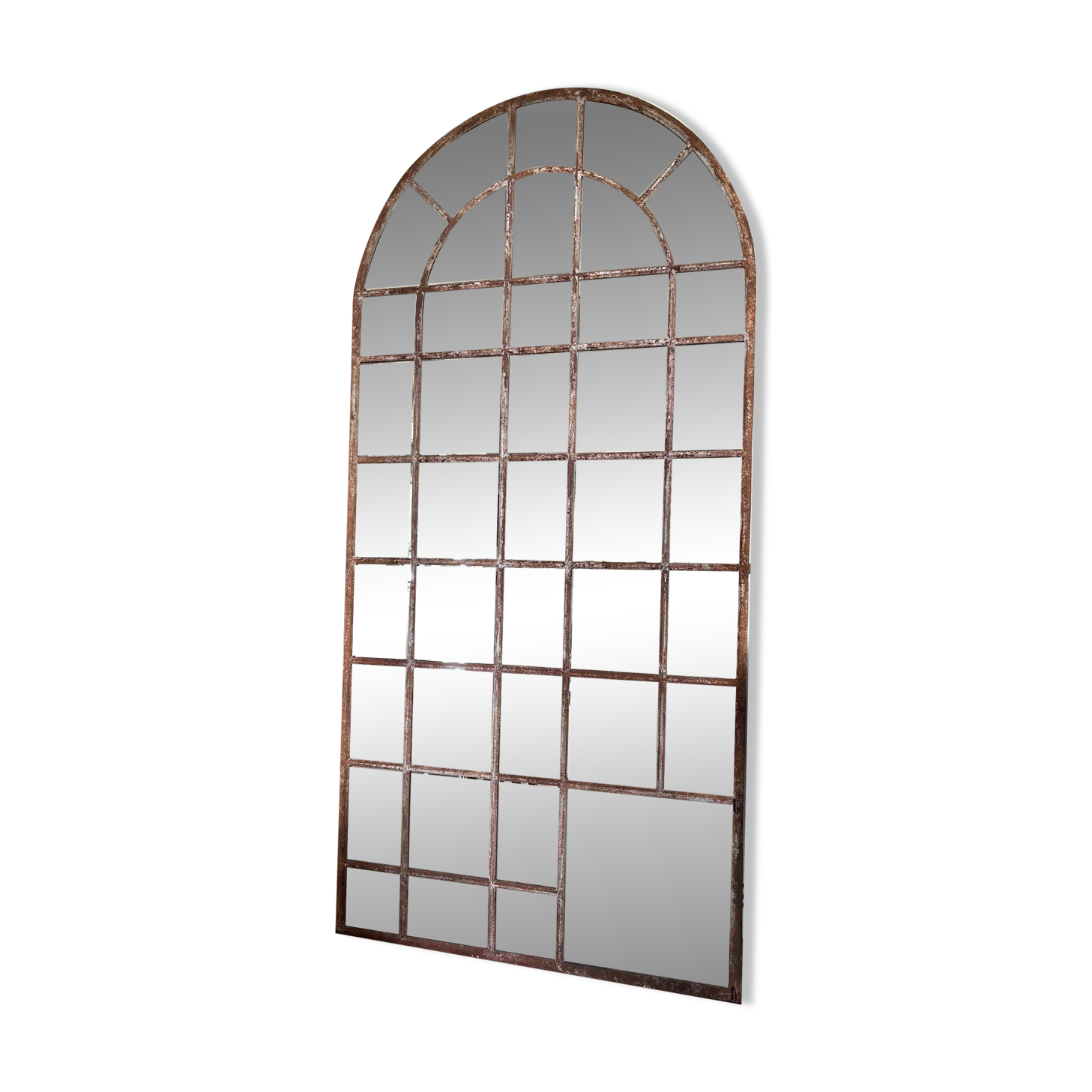 Orangerie mirror in wrought iron ☐ 260 x 130 cm