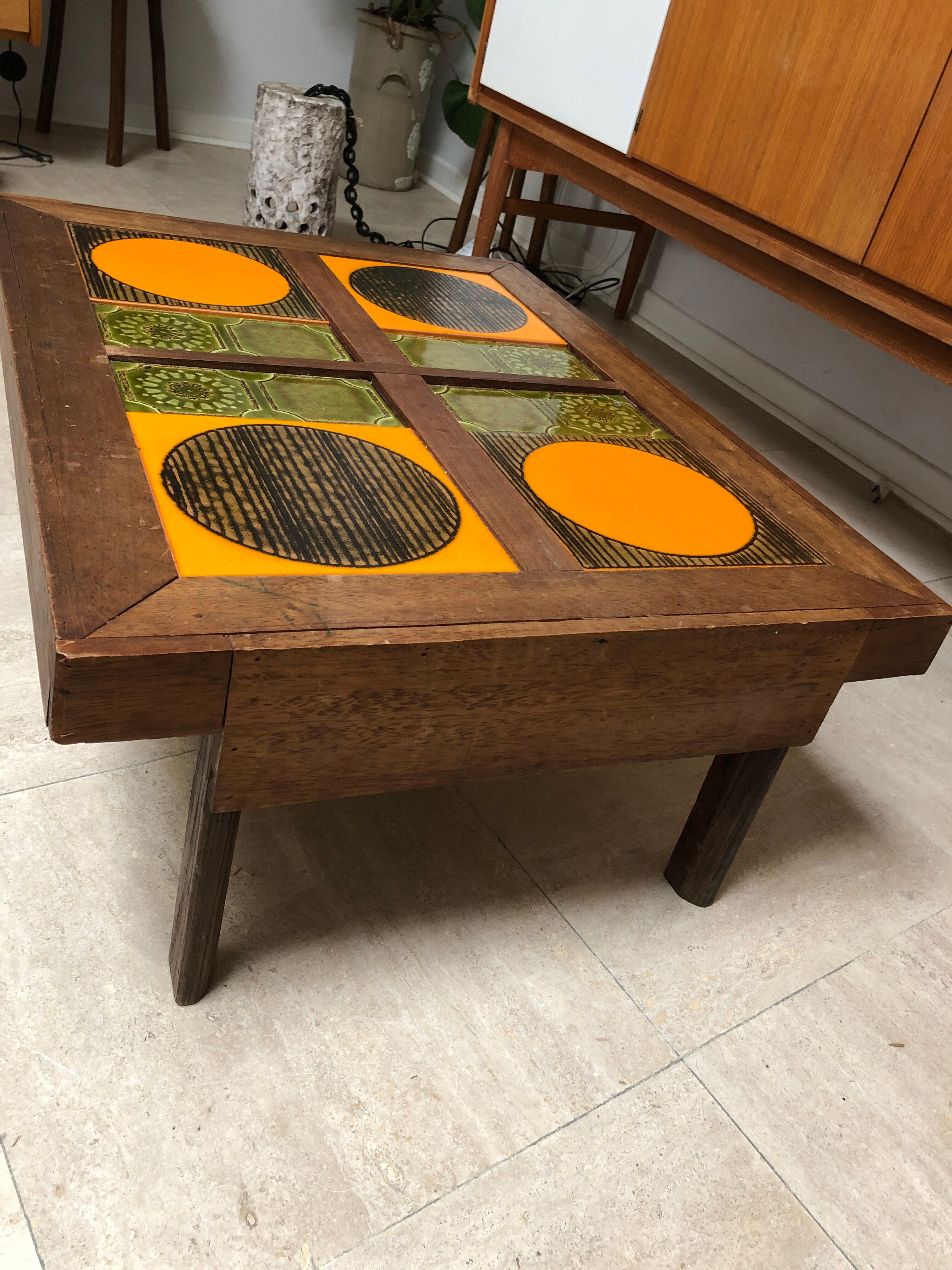 Tiled coffee table, 1970