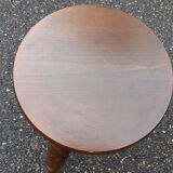 Pair of twisted tripod stools