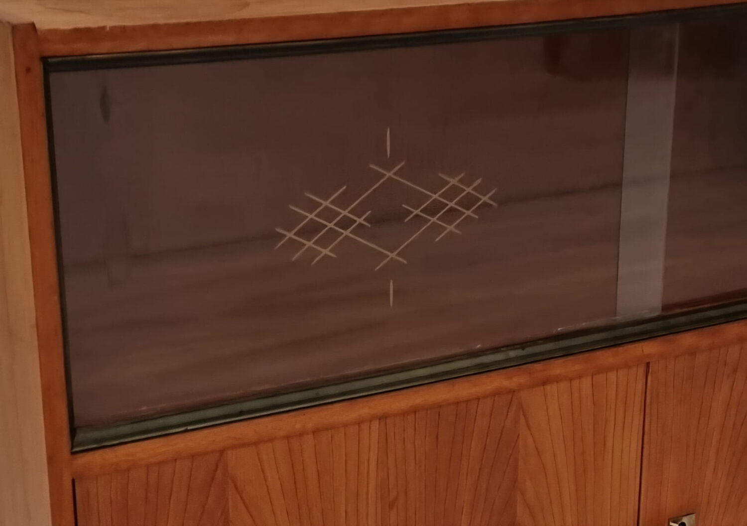 Mid-century display cabinet
