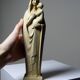 old "Virgin with the star" and child in waxed plaster