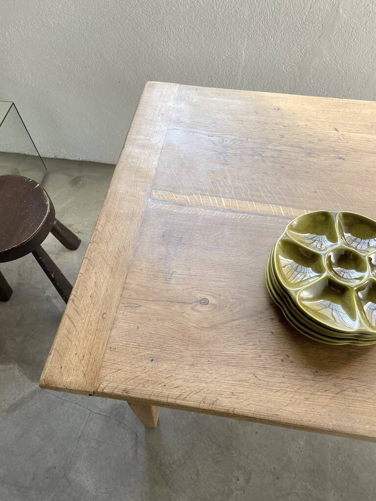 Oak farm table 220 cm