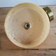 Vintage lampshade wall lamp in yellow Clichy glass