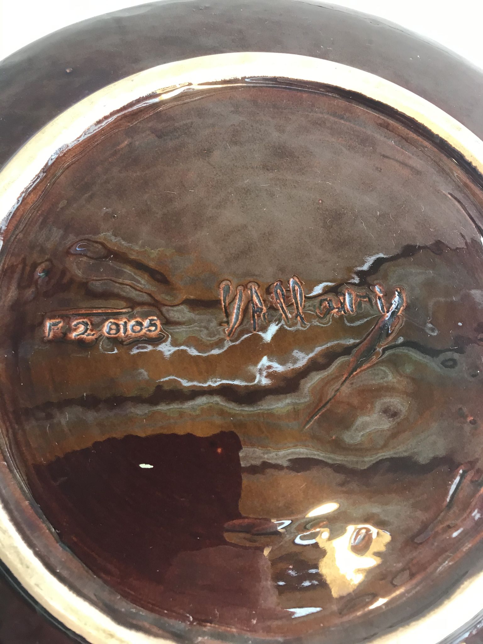 Vallauris ceramics dish