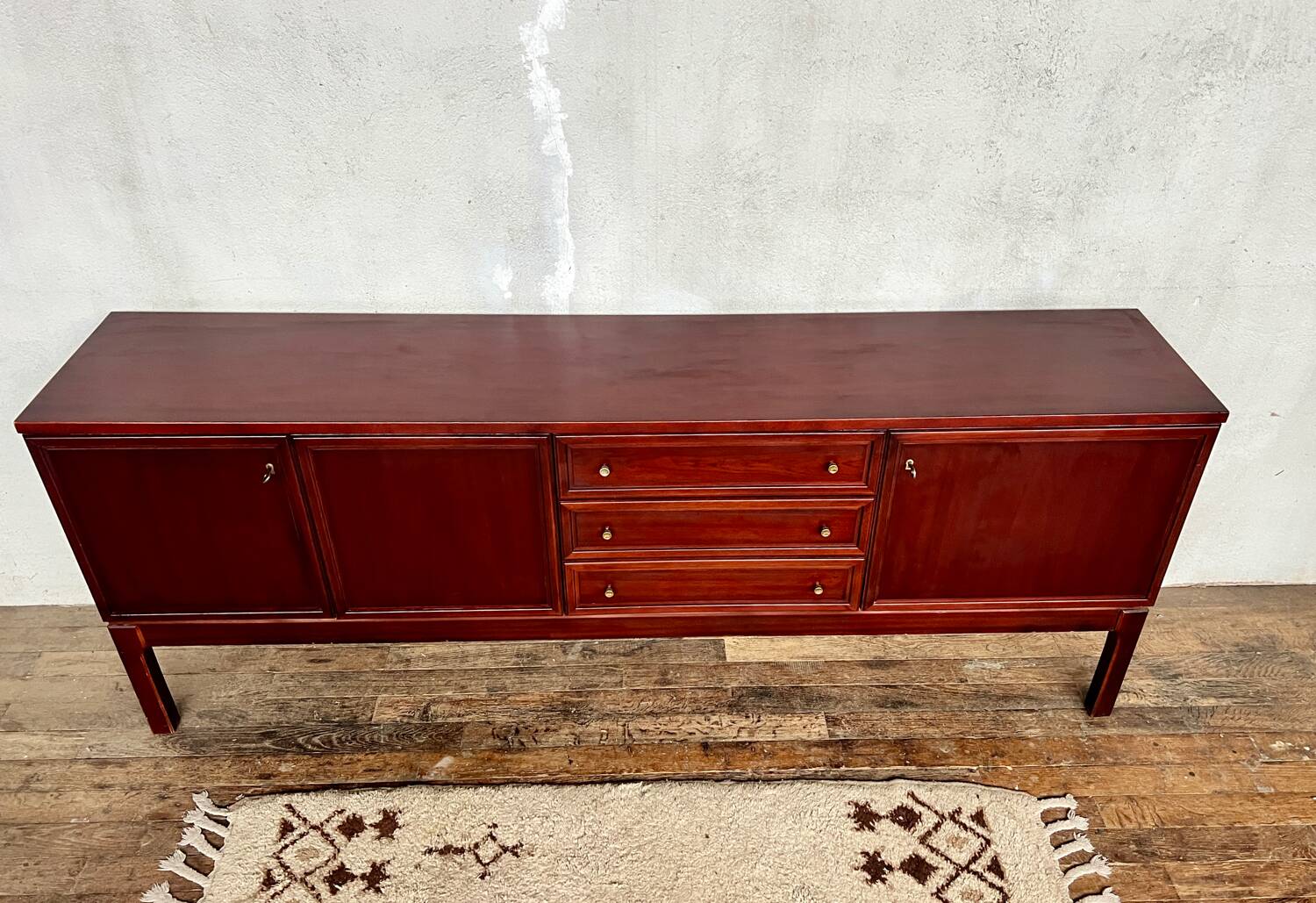 Scandinavian sideboard vintage TV hifi cabinet