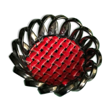 Metallic black ceramic cup