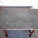 Vintage multifunction service / side table on wooden wheels 50 years 60