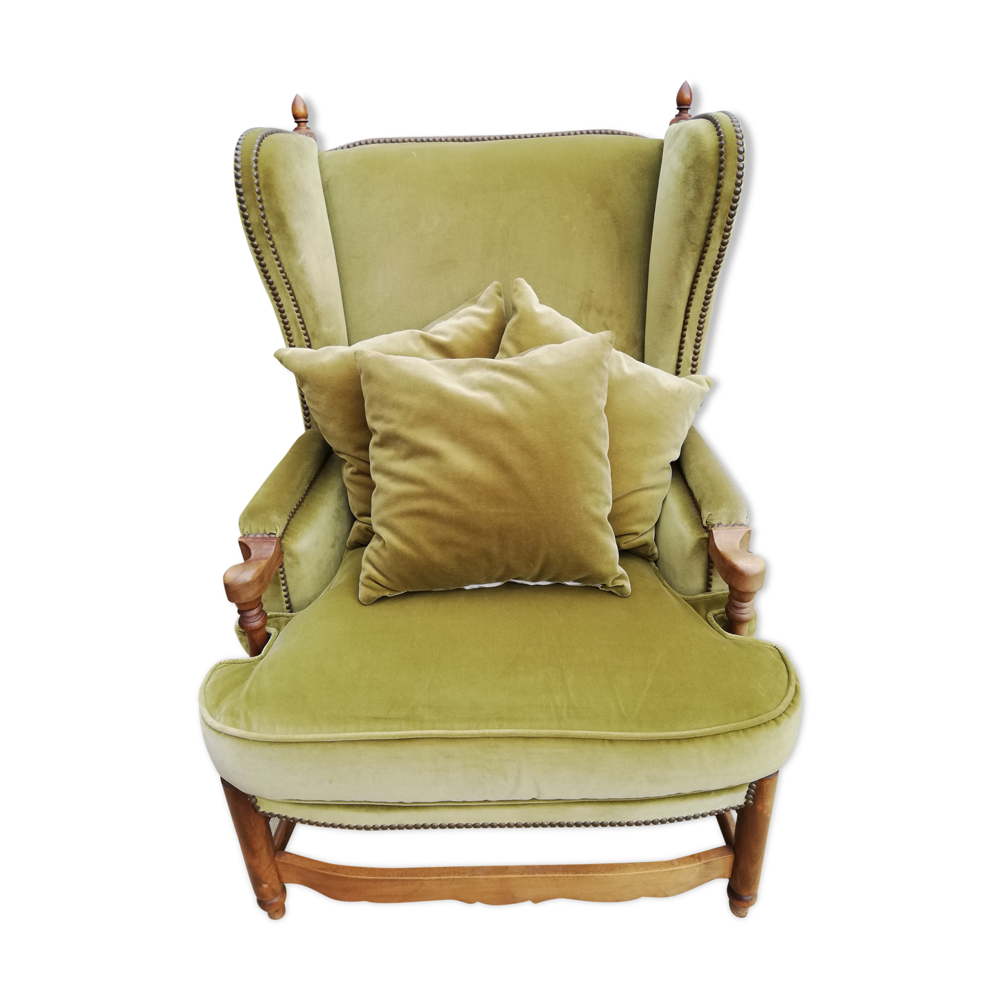 Great Green Velvet armchair