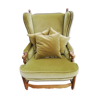 Great Green Velvet armchair
