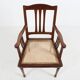 Antique French Armchair with Cane Seat, France, circa 1890