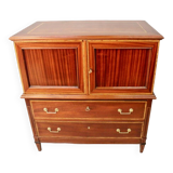 Mahogany commode/storage unit 1900 louis xvi style