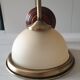 Pair of opaline wall lamps