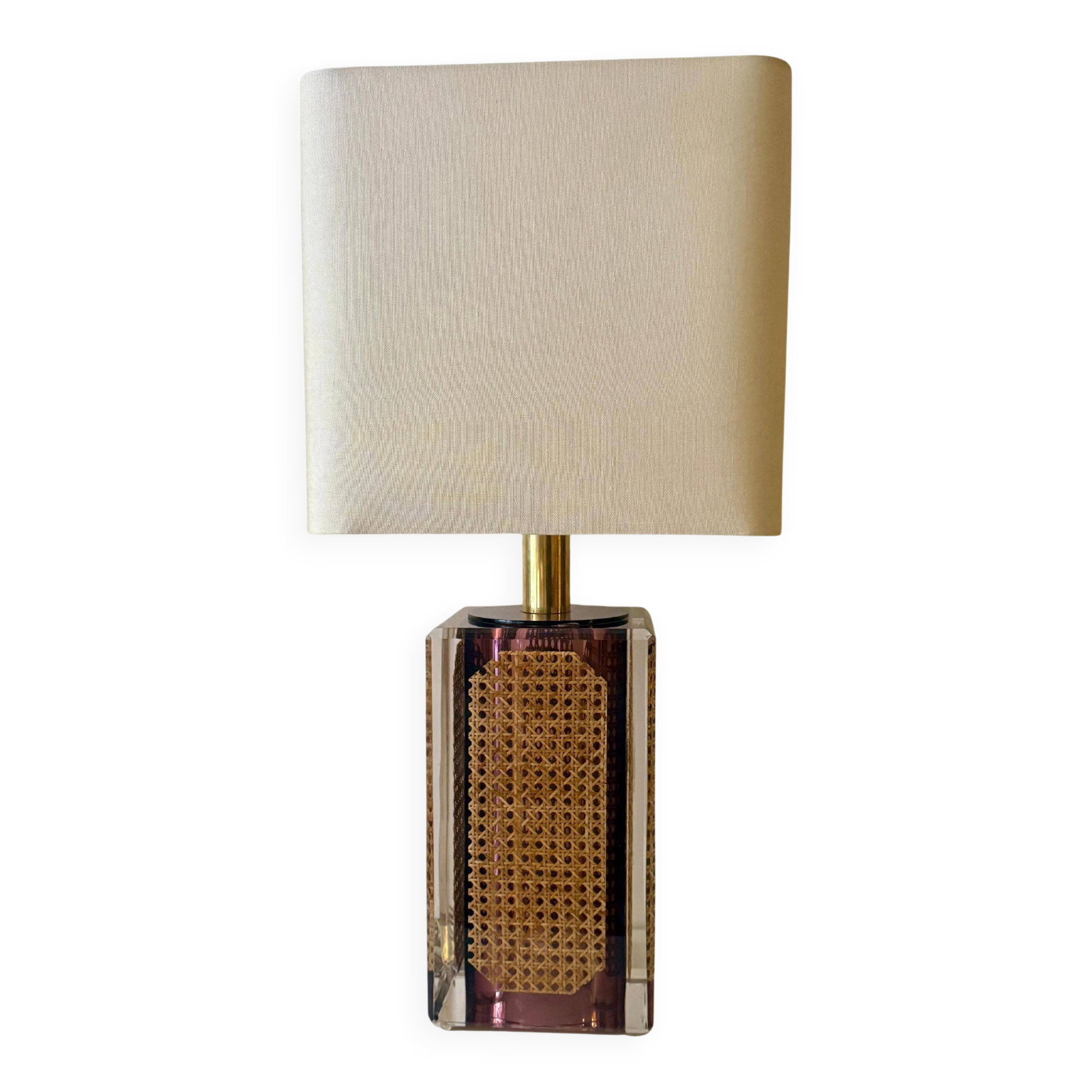 Methacrylate Lamp and Grid by Romeo Rega