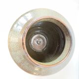 Vase in sandstone Serge Guerrier XX eme century.