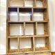 Art Deco library in elm and beech wood