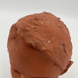 Terracotta child's head
