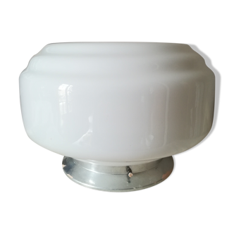Opaline art deco ceiling light