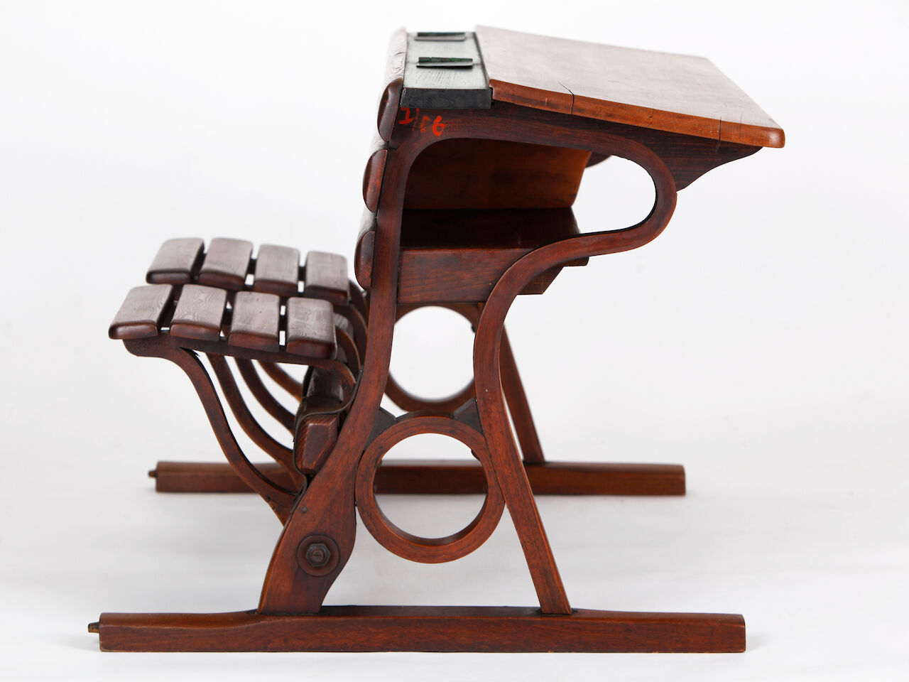 Set of Two Czech school desks from D. G. Fischel & Söhne