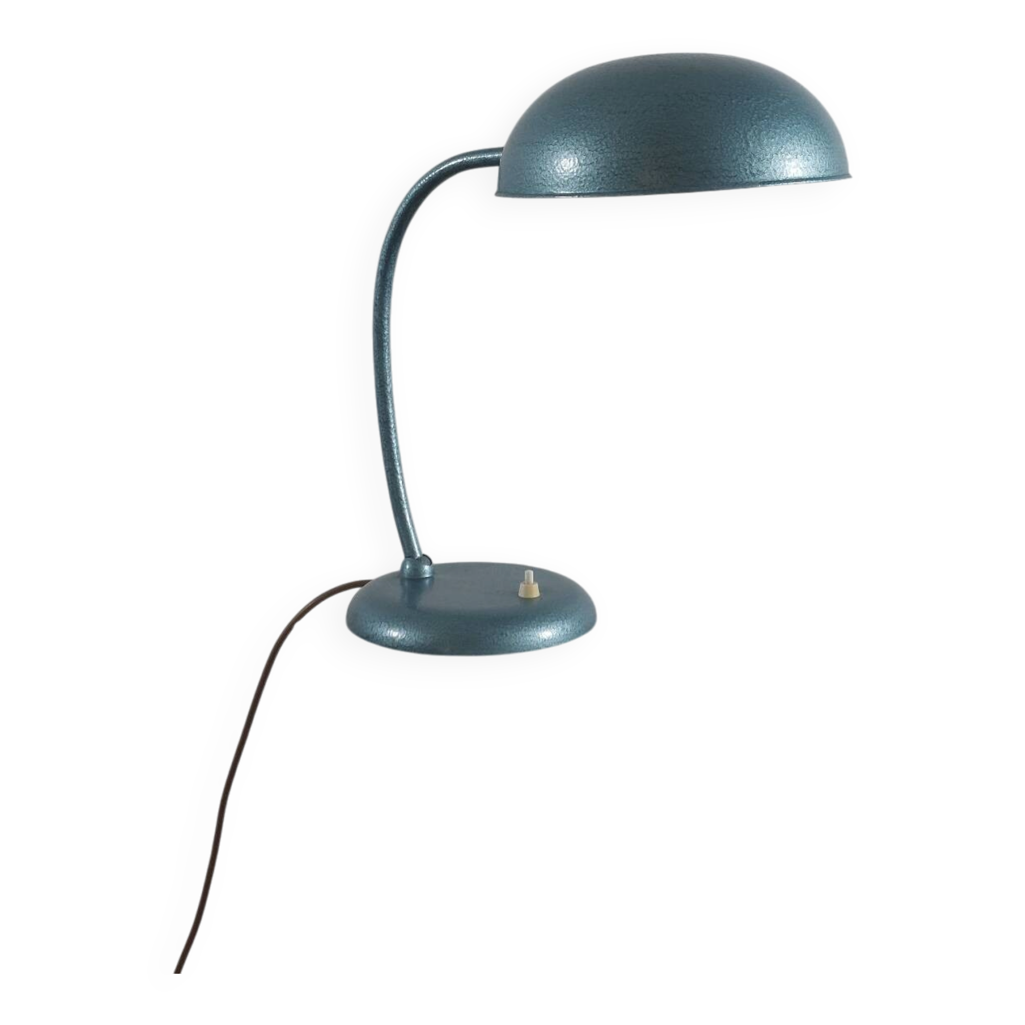 1940s Bauhaus-style workshop desk lamp by Gebrüder Cosack
