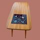 Rosewood veneer and ceramic coffee table, circa 1960