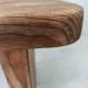 Small rustic wooden bench