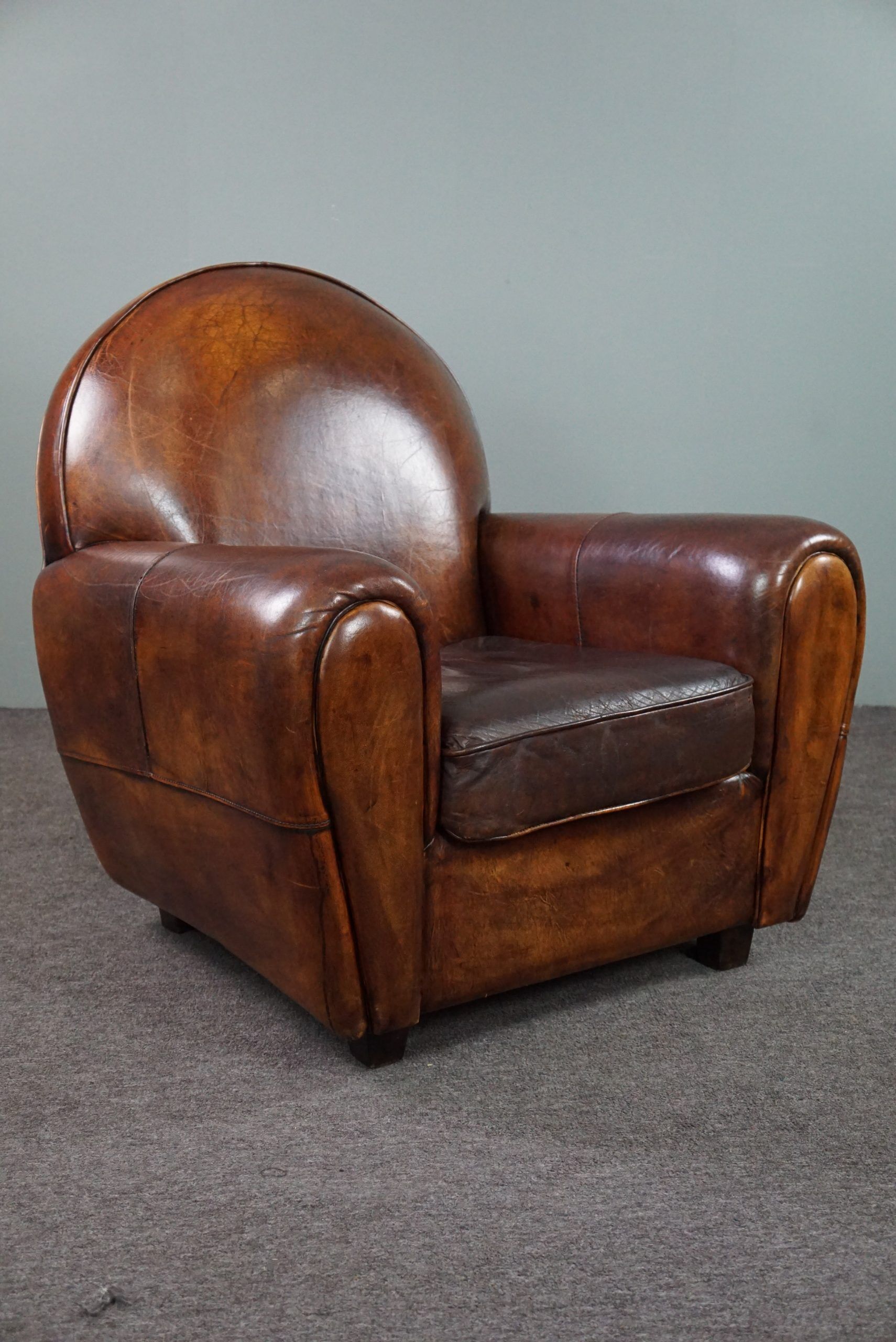 Sheepskin armchair