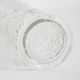 Vintage mid-century transparent Oberglass vase, rock crystal, Austria, 1970s.