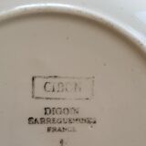 Plate Digoin Sarreguemines