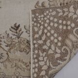 Vintage Wool Oushak Turkish Rug sku 2200