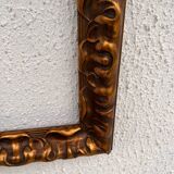 Gold colored wooden frame