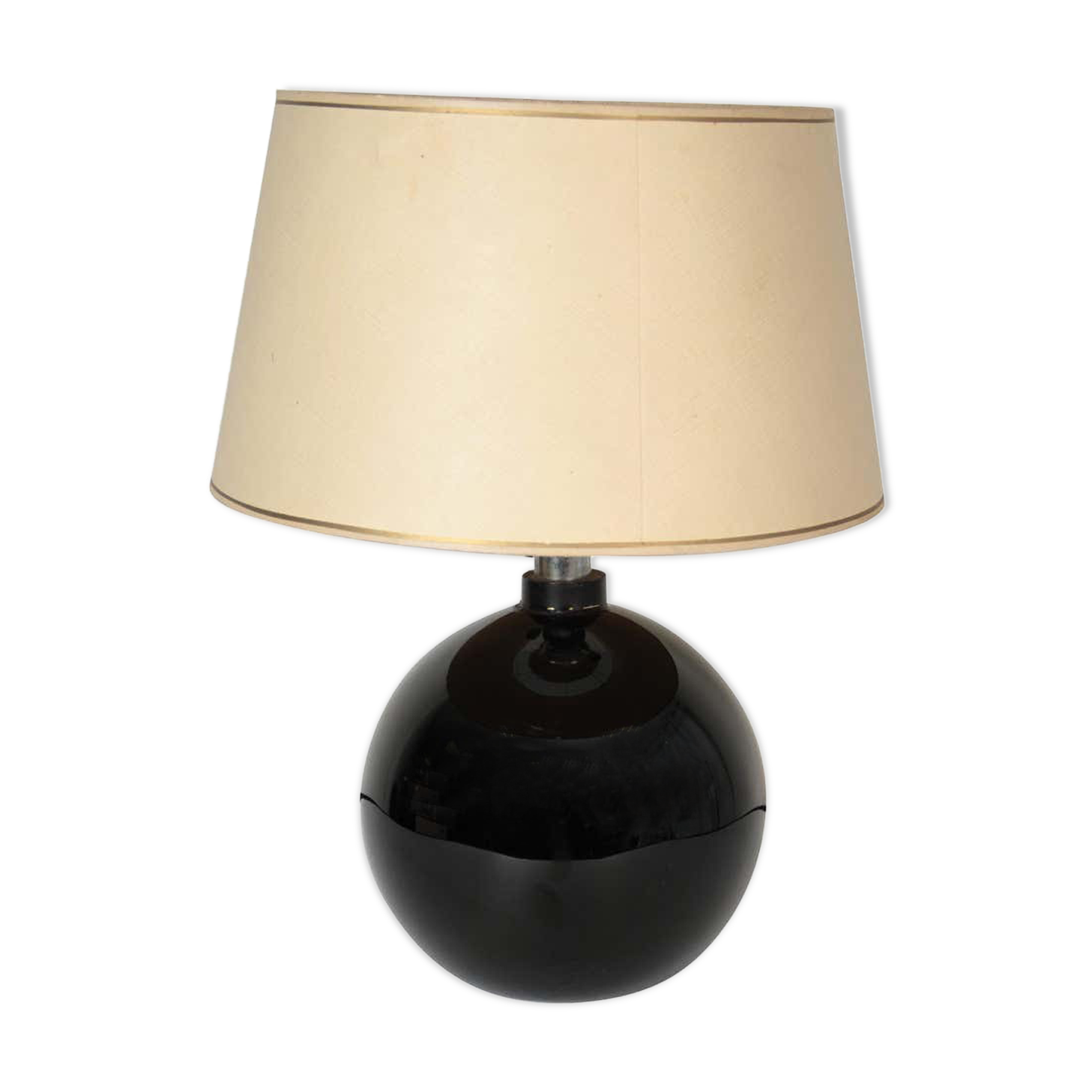 Art Deco lamp in opalin glass, circa 1930