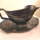 Art nouveau tin saucière from JUVENTA PRIMA METAL from 1905