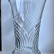 Molded glass vase art deco style made in France