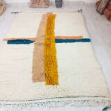 Handmade wool Berber rug 250 X 150 CM
