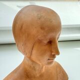 Buste en gres Francesco Laurana Mougin Nancy