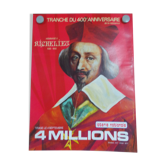 Original Poster National Lottery 400th Anniversary Birth of Richelieu