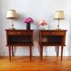 Paire de tables de chevet vintage 1960 inspiration scandinave