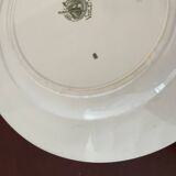 Round ironstone dish Moulin des Loups & Hamage Nord Violetta model