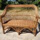 Rattan bench
