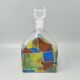 1970s Stunning Decanter or Decorative Bottle by Luigi Bormioli. Made in Ita