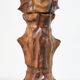 Brutalist pepper tree gougé walnut wood