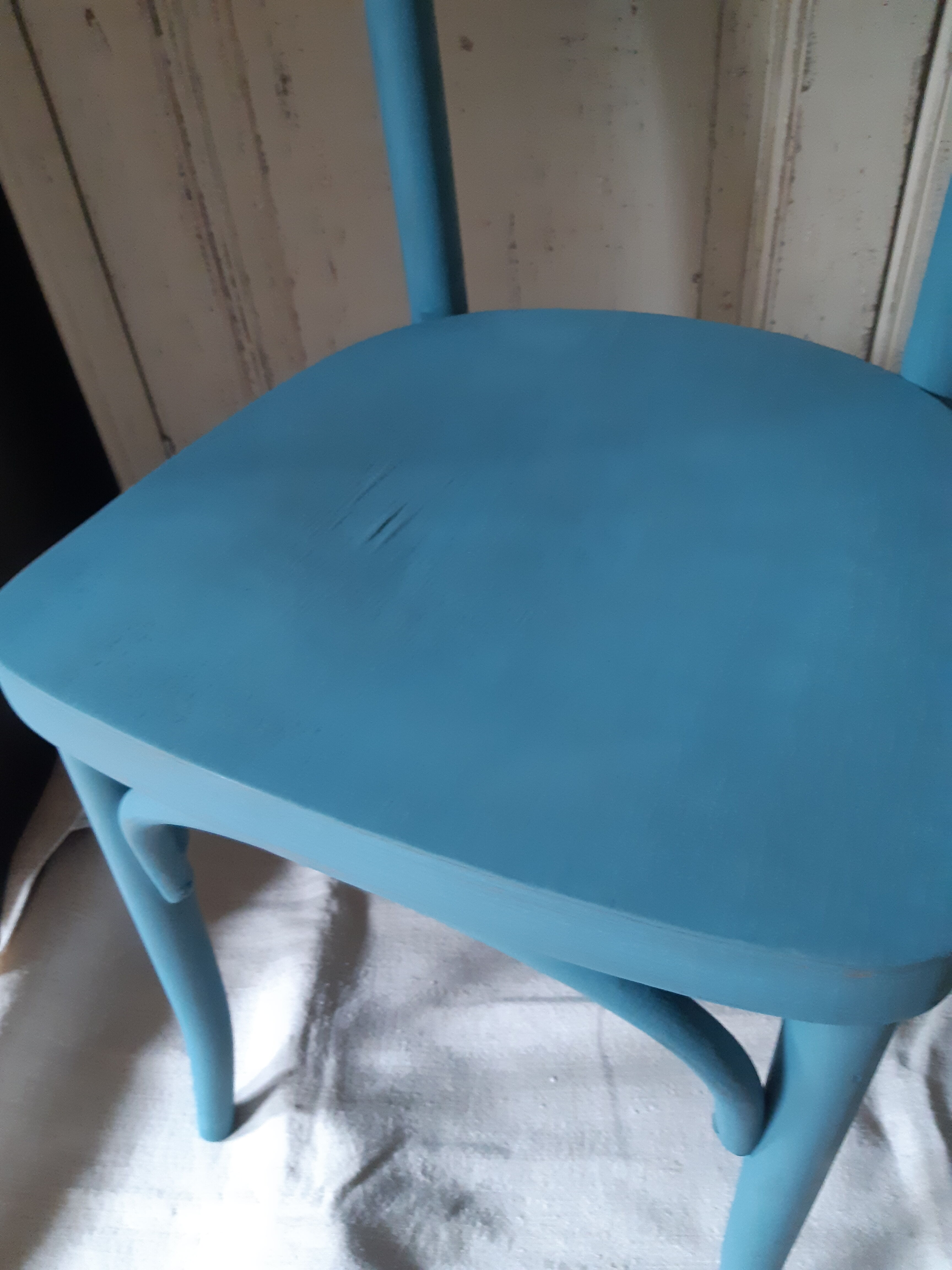 A pair of Thonet bistro chairs