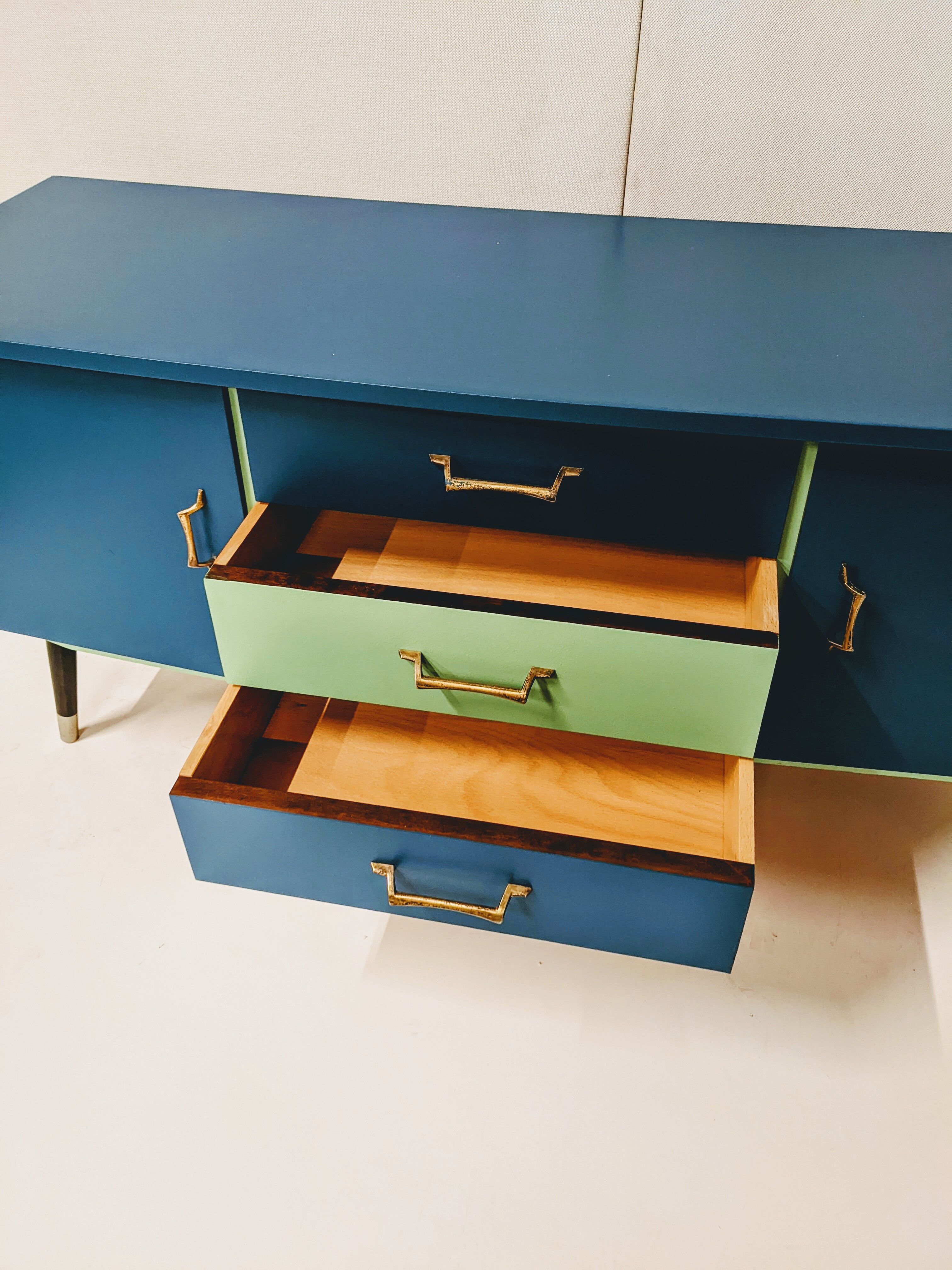Vintage wooden sideboard