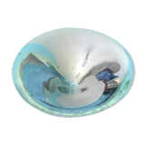 Empty chrome pocket bowl