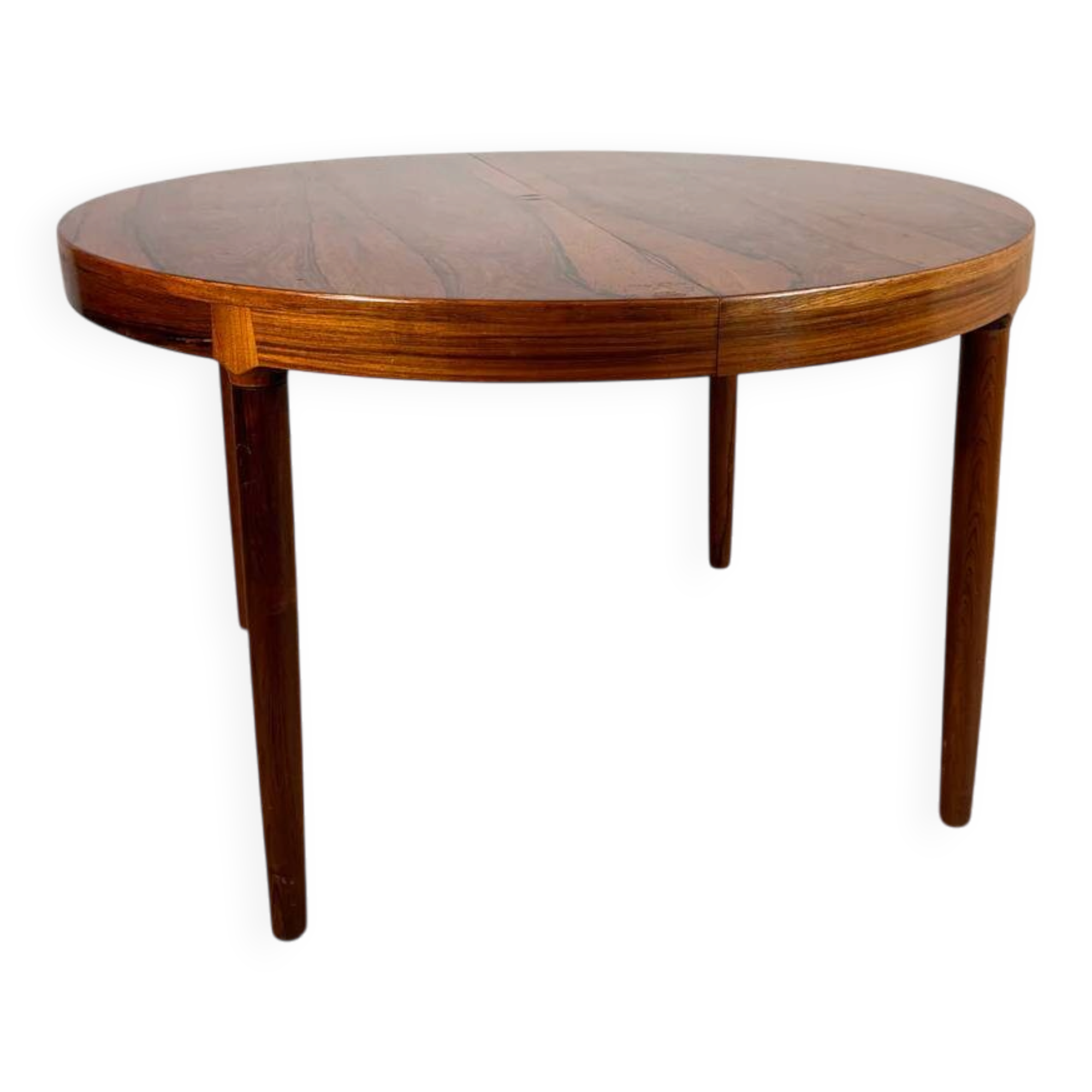 Round dining table Randers Møbelfabrik in rosewood, 1960s