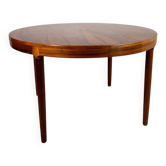Round dining table Randers Møbelfabrik in rosewood, 1960s