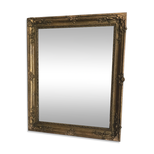 miroir ancien en stuc
