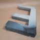 Letter of sign metal zinc vintage 1950 1960